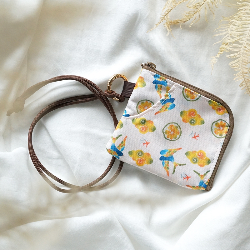 琉球びんがたラウンドジップポーチ