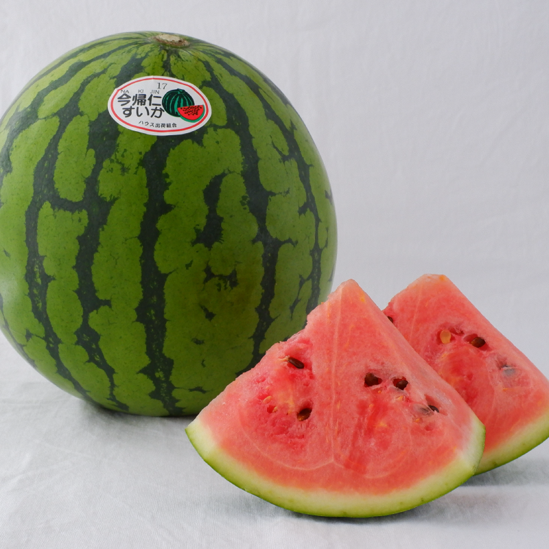 沖縄県産すいか｜主産地:今帰仁村 1玉（3kg以上）