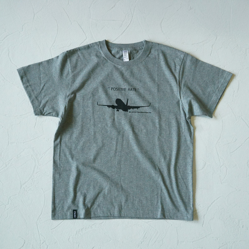 JTAオリジナルTシャツ"TAKE OFF"グレー