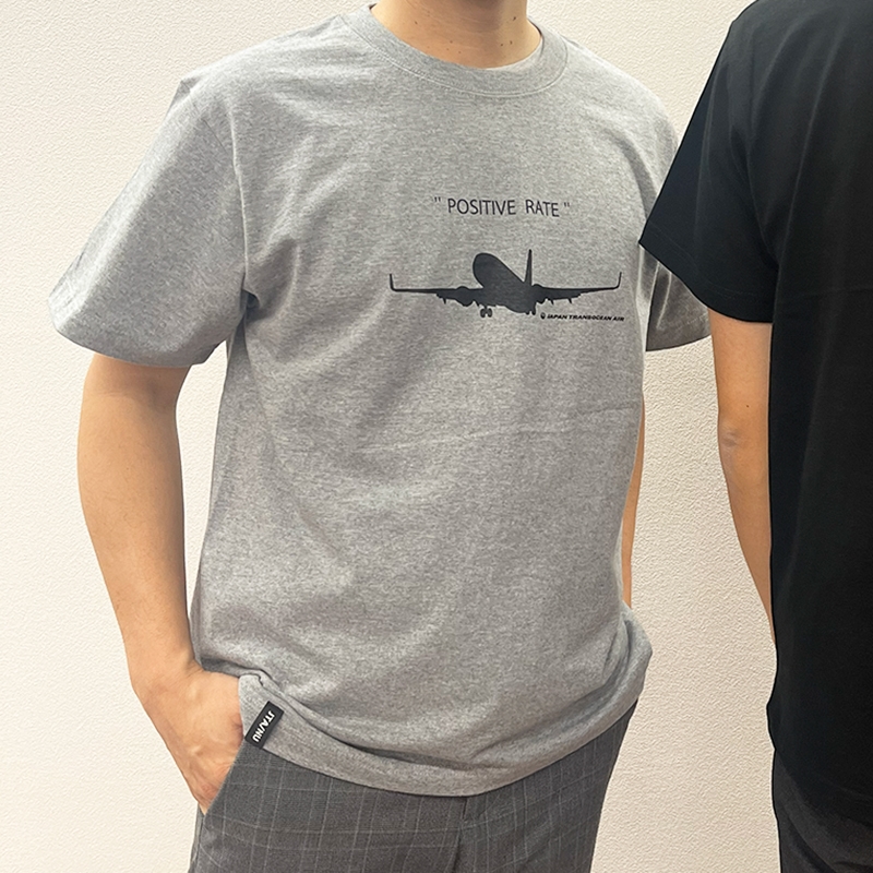 JTAオリジナルTシャツ"TAKE OFF"グレー