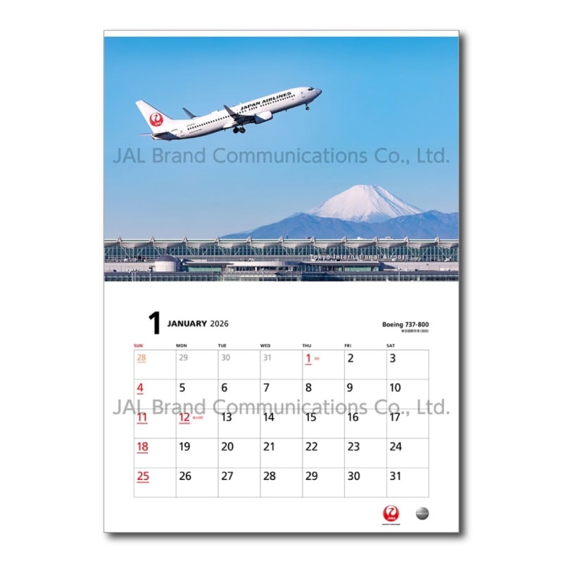 JAL「FLEET」(普通判) 2026年 カレンダー