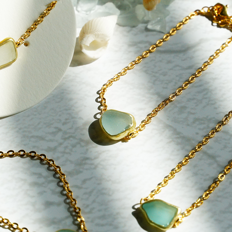 Sea glass Bracelet ~ Stainless(ステンレス) ~