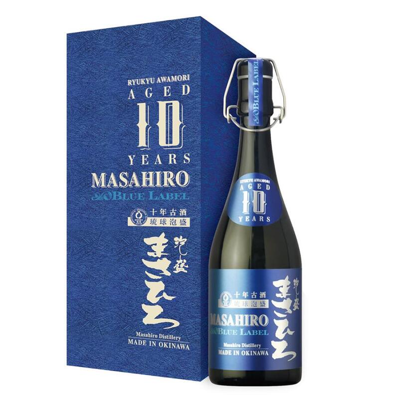 琉球泡盛10年古酒 まさひろブルーラベル