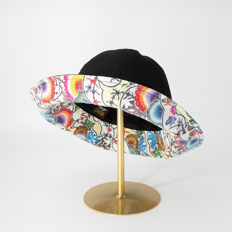 DUNCH 紅型アップサイクルハット~海中艶~